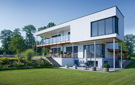 Eleganter architektonischer Vorreiter für modernes Wohnen.
